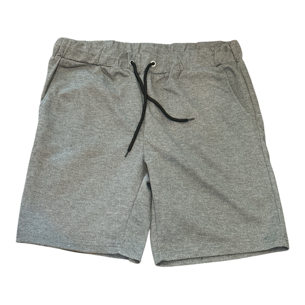 Arthur Beale Men’s Drawstring Shorts Gray XL – New Without Tag, Cotton Blend